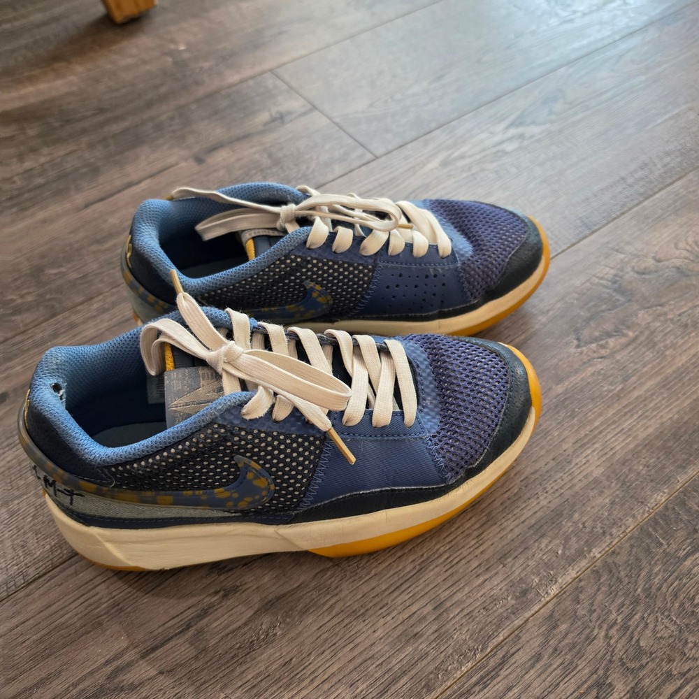 Nike Ja 1 Hunger Day One Blue Navy Yellow Basketball Shoes DR8785-400 Mens - Picture 3 of 11